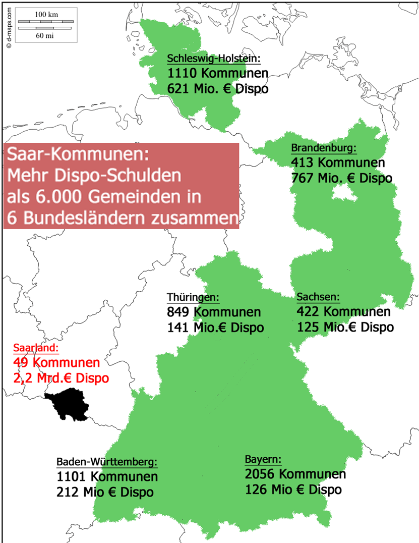 49 Saar Kommunen Mehr Schulden Als Kommunen In Sechs Bundeslandern Zusammen Saarlandinside